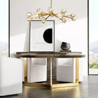 Belle De Crystal Ball Round Chandelier 48" - Yami Lightings