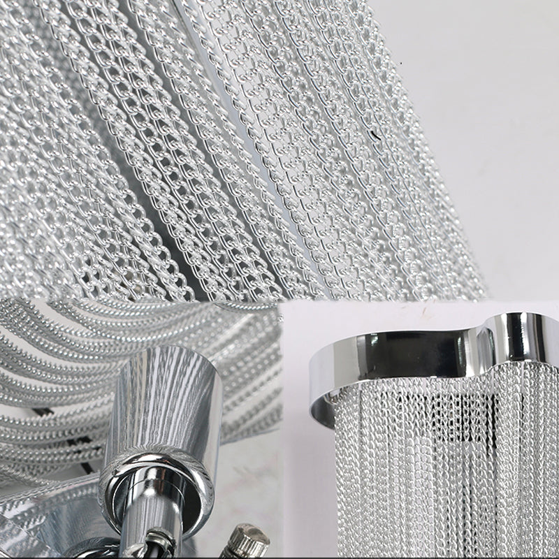 Ashley Aluminum Chain Tassel Wall Sconce - Yami Lightings
