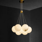 Alabaster Globe Ceiling Pendant Light - Yami Lightings