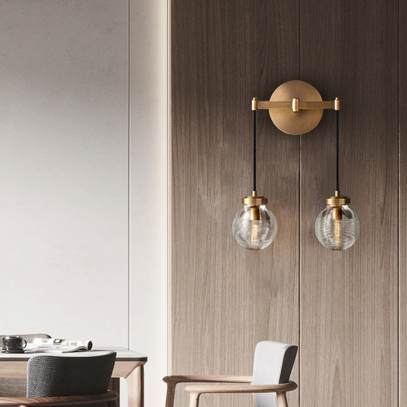 Pearl Double Wall Sconce - Yami Lightings