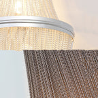 Aluminum Chain Wall Sconce In Living Room - Yami Lightings