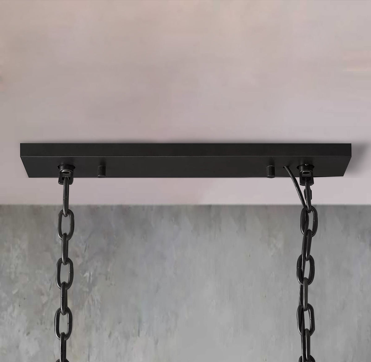 Faceted Crystal Glass Rectangular Chandelier L55" - Yami Lightings