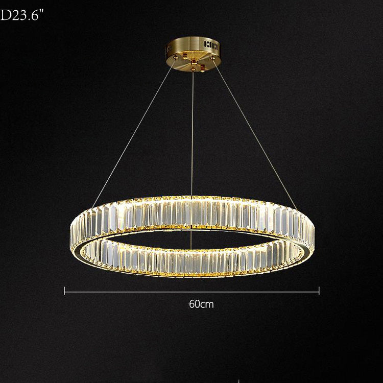 Dorothy Modern Crystal Ring Chandelier - Yami Lightings