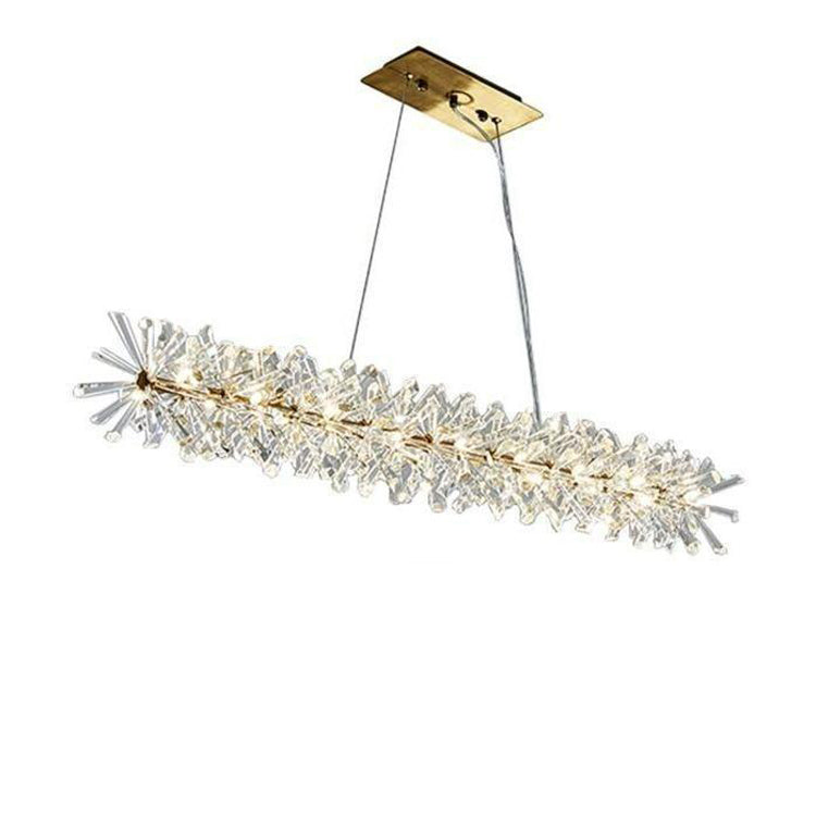 Kylia Long Crystal Chandelier - Yami Lightings