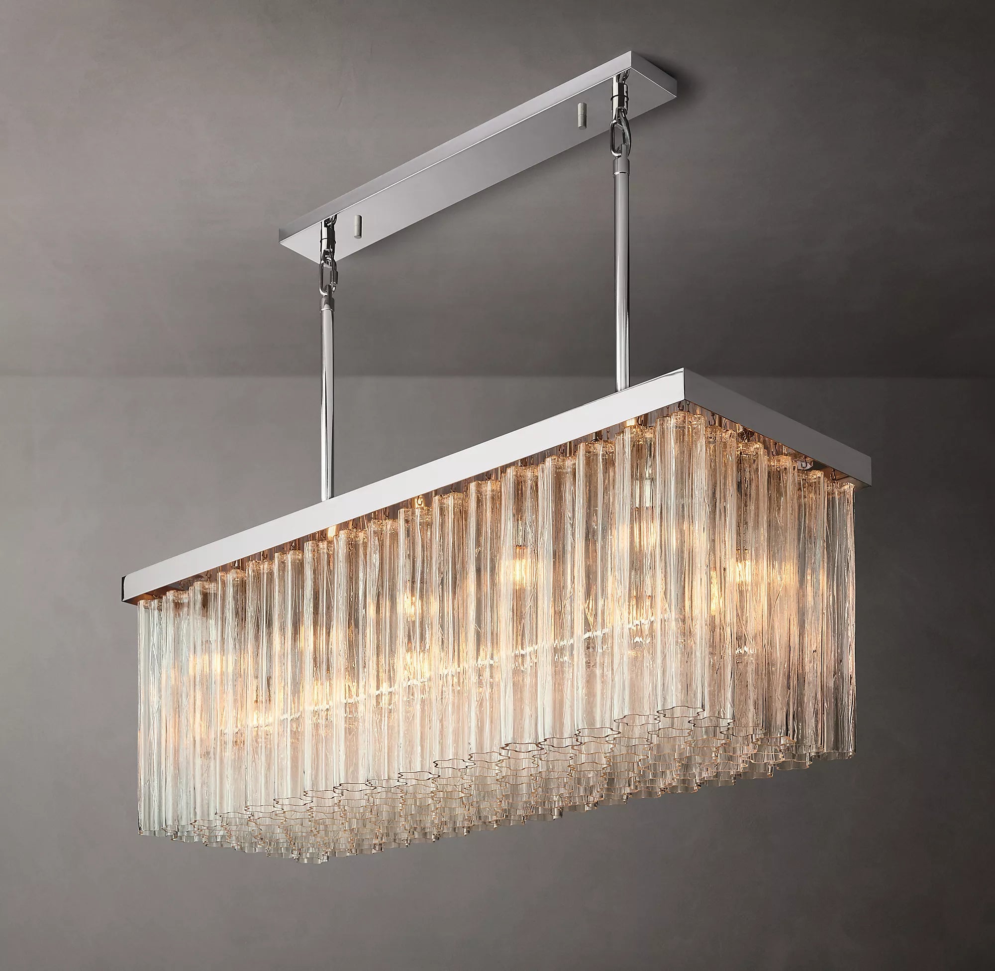 Cielo Rectangular Chandelier 54" - Yami Lightings
