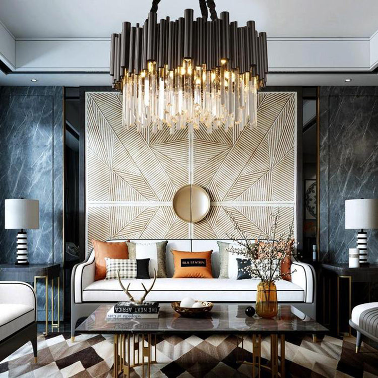 Viola Crystal Chandelier - Yami Lightings