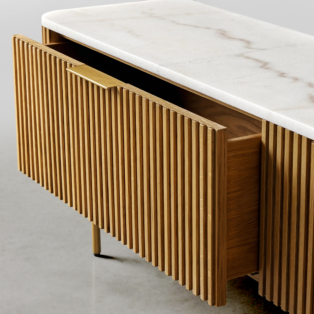 Fimley Low Media Console
