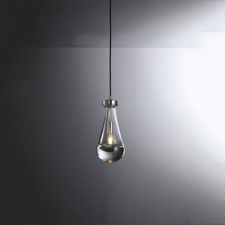Raindrop Pendant Satin Nickel - Yami Lightings