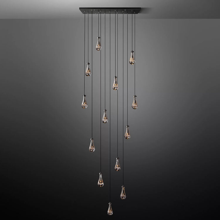 Raindrop Linear Chandelier 54" - Yami Lightings