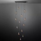 Raindrop Linear Chandelier 54" - Yami Lightings