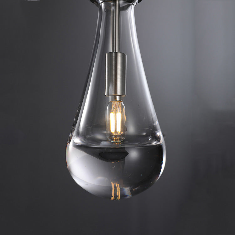 Raindrop Pendant Satin Nickel - Yami Lightings
