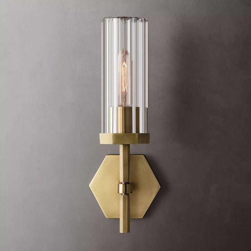Lambert Hexagonal Sconce - Yami Lightings
