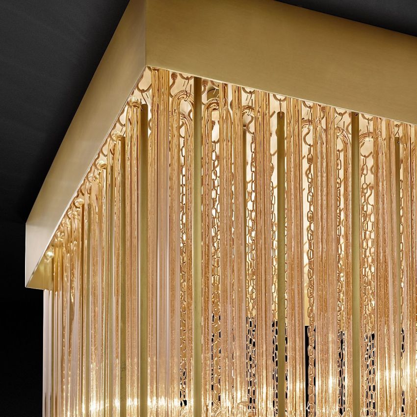Cascade Square Chandelier 21" - Yami Lightings
