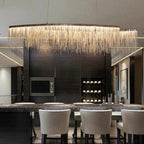 Bunny Dynamic Aluminum Chain Tassel Chandelier - Yami Lightings