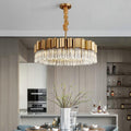 Kubica Round Crystal Chandelier - Yami Lightings