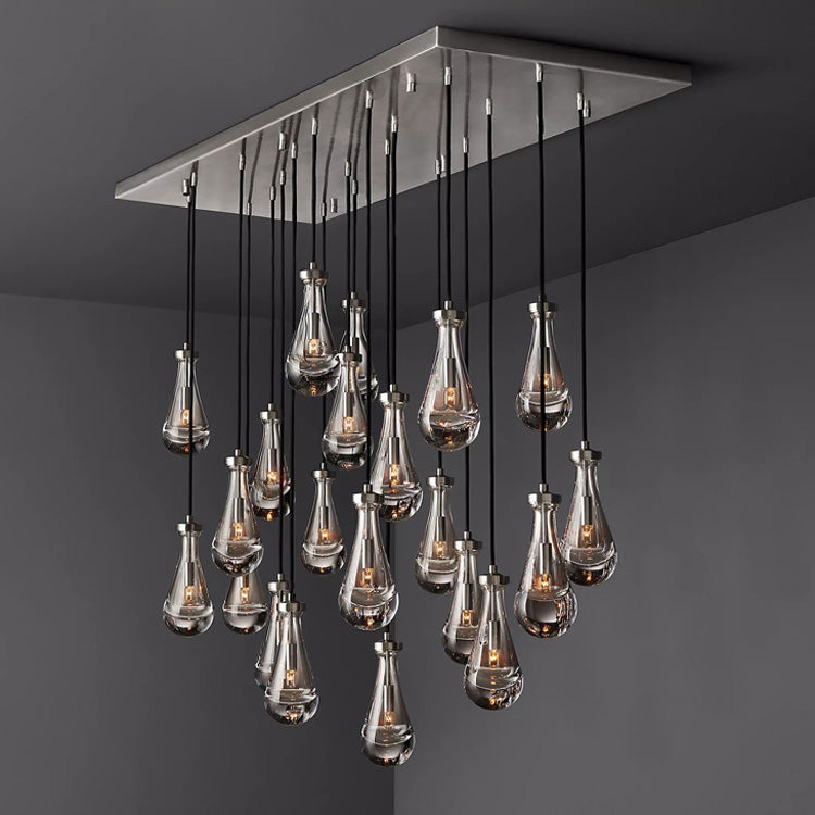 Raindrop Linear Chandelier 72" - Yami Lightings