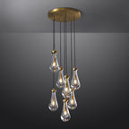 Raindrop Round Chandelier D18" - Yami Lightings