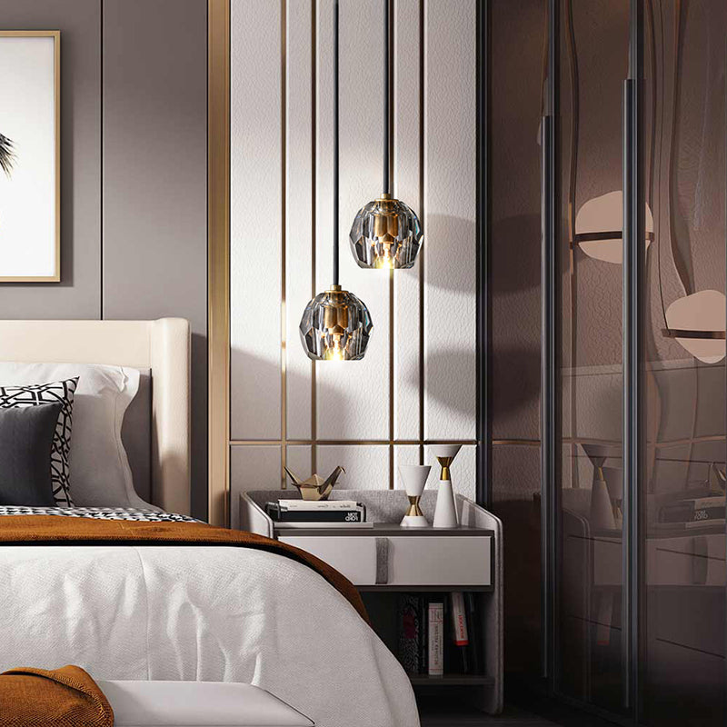 Belle De Crystal Cord Pendants - Yami Lightings