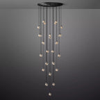 Pearl Round Chandelier - Yami Lightings