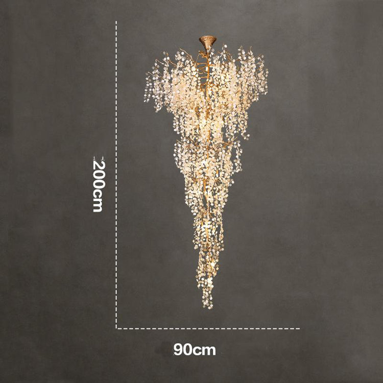 Francesca Petal Detail Grand Chandelier - Yami Lightings