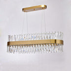 Arsenio Oval Crystal Chandelier - Yami Lightings