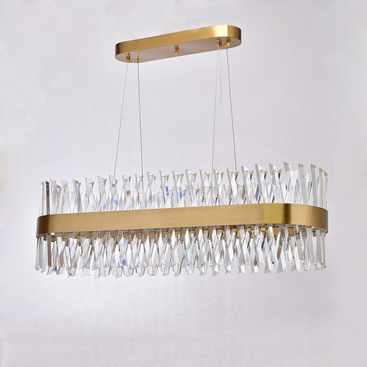 Arsenio Oval Crystal Chandelier - Yami Lightings