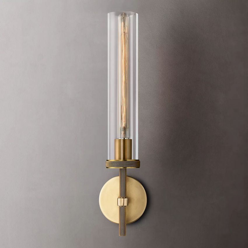 Lambert Knurled Grand Sconce - Yami Lightings