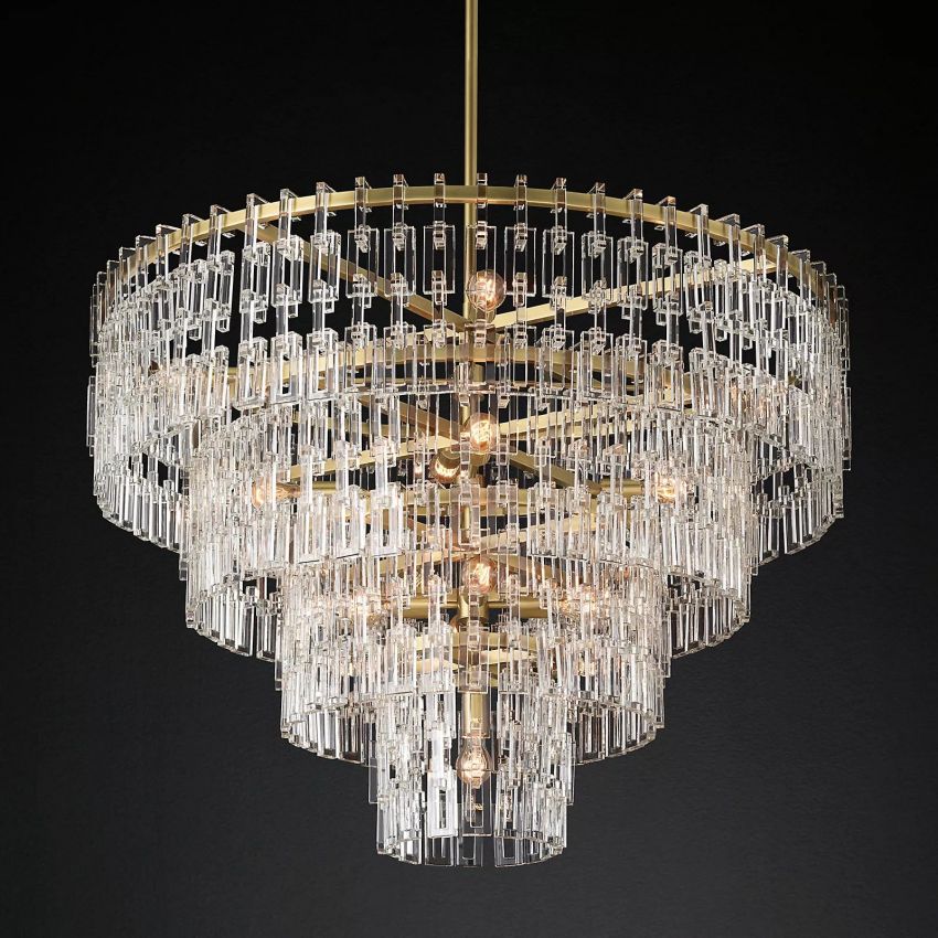 Marignan Four-Tier Round Chandelier 48" - Yami Lightings