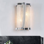 Ashley Aluminum Chain Tassel Wall Sconce - Yami Lightings