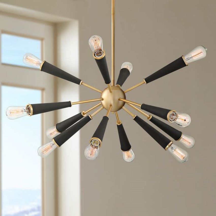 Zodiac 12-Light Sputnik Chandelier - Yami Lightings
