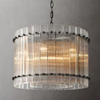 Marcia Glass Round Chandelier D22" - Yami Lightings
