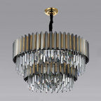 Flavian Double Tier Crystal Chandelier - Yami Lightings