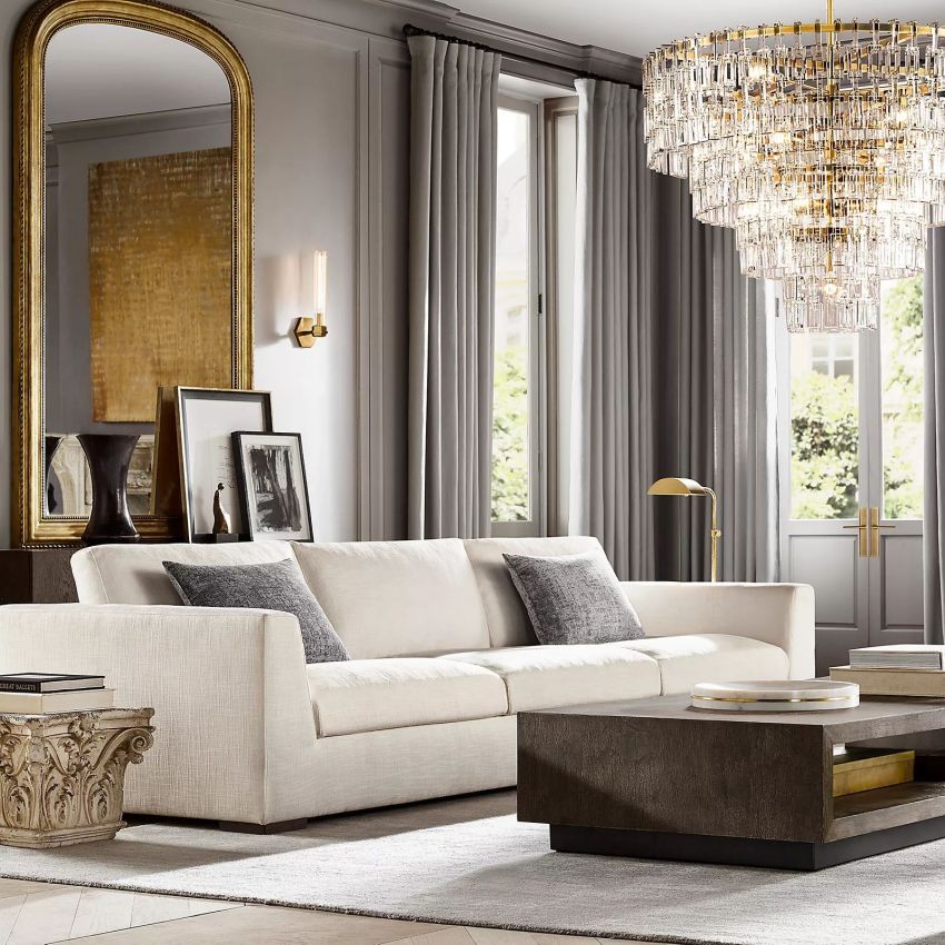Marignan Five-Tier Round Chandelier 60" - Yami Lightings