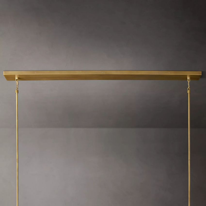 Belle De Crystal Linear Chandelier W 48" - Yami Lightings