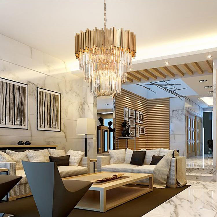 Elian Kaia Crystal Pendant Chandelier - Yami Lightings