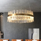 Andrea Round Crystal Chandelier - Yami Lightings