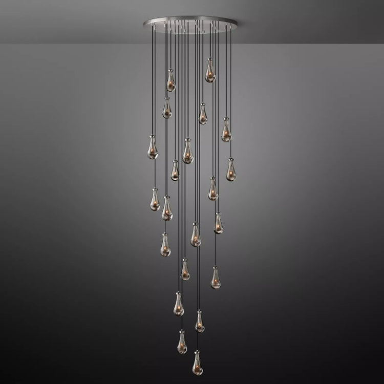 Raindrop Round Chandelier D47" - Yami Lightings