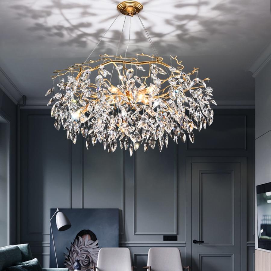 Doris Round Modern Branch Chandeliers - Yami Lightings
