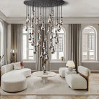 Raindrop Round Chandelier D60" - Yami Lightings