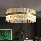 Andrea Round Crystal Chandelier - Yami Lightings