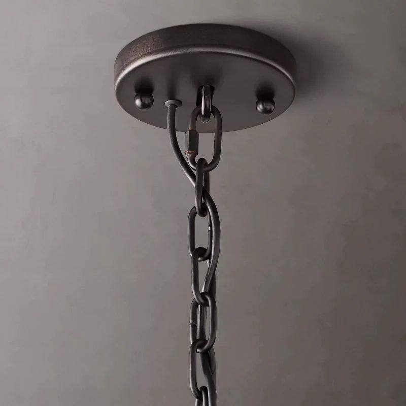 Kiko Calcite Round Chandelier 31"