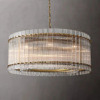 Marcia Glass Round Chandelier D37" - Yami Lightings