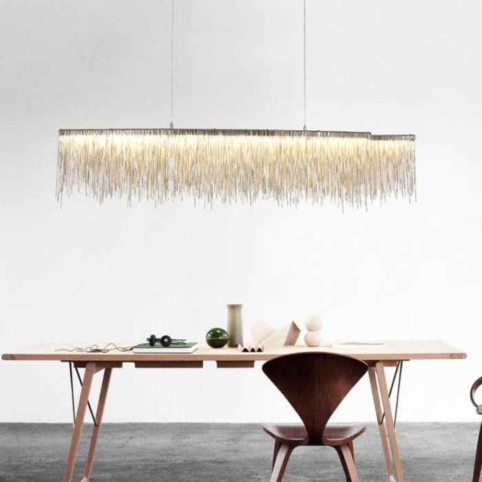 Bunny Dynamic Aluminum Chain Tassel Chandelier - Yami Lightings