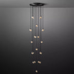 Pearl Round Chandelier - Yami Lightings