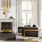 Artemis Round Tapered Tubular Chandelier 48" - Yami Lightings