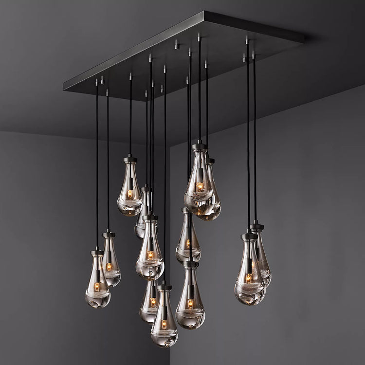 Raindrop Linear Chandelier 54" - Yami Lightings