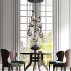 Raindrop Round Chandelier D18" - Yami Lightings