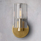 Industrial Crystal Glass Cup Wall Sconce - Yami Lightings