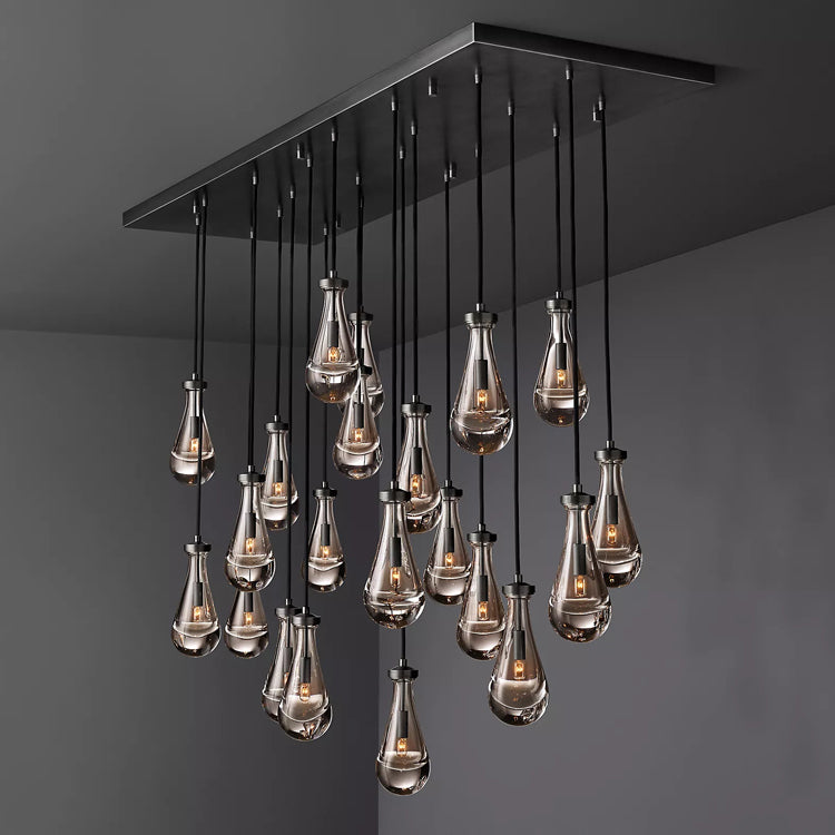 Raindrop Linear Chandelier 72" - Yami Lightings