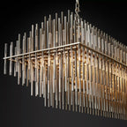 Ethel Rectangular Chandelier - Yami Lightings